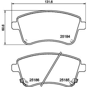 Compre Pastilhas de travão da MINTEX MDB3097 a um preço baixo por 48,76 €