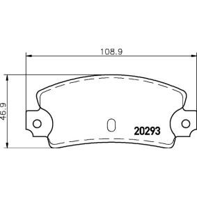 Compre Pastilhas de travão da MINTEX MDB1258 a um preço baixo por 17,60 €