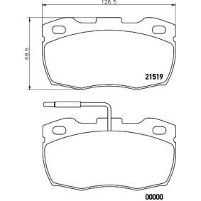 Compre Pastilhas de travão da MINTEX MDB1555 a um preço baixo por 43,03 €