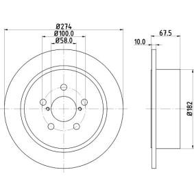 Bremsscheibe von MINTEX