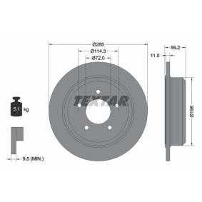 Comprar Disco de freno de TEXTAR 92169403 a bajo precio de 51,49 €
