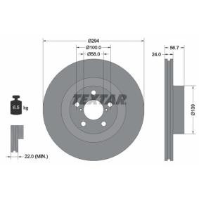 Bremsscheibe von TEXTAR