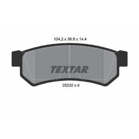 Compre Pastilhas de travão da TEXTAR 2523201 a um preço baixo por 43,51 €