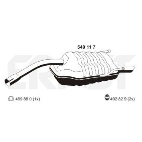 Compre Panela de escape traseira da ERNST 540117 a um preço baixo por 218,02 €