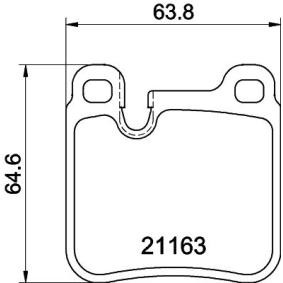 Köp Bromsbelägg av MINTEX MDB1886 till det låga priset 762,46 kr