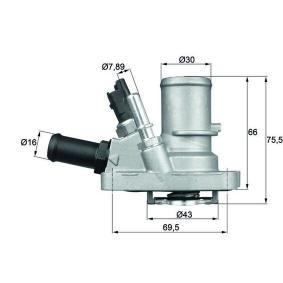 Achetez des Thermostat d'eau MAHLE ORIGINAL TI 144 88 à prix pour 34,30 €