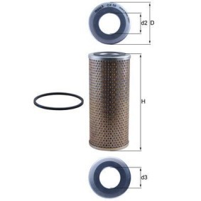 Köp Oljefilter av MAHLE ORIGINAL OX 50D till det låga priset 372,11 kr