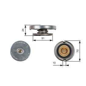 Achetez des Bouchon de radiateur GATES RC105 à prix pour 18,99 €