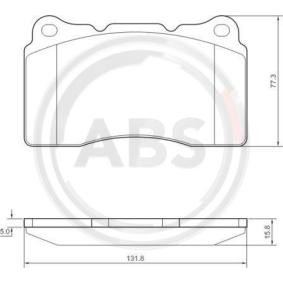 Acquista Kit pastiglie freni da A.B.S. 37479 a buon mercato per soli 48,76 €