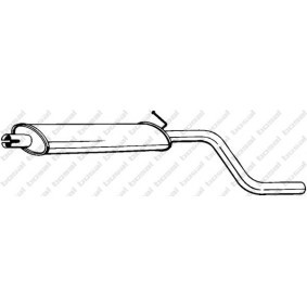 Mittelschalldämpfer 281-803 FIAT SIENA von BOSAL