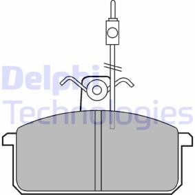 Compre Pastilhas de travão da DELPHI LP436 a um preço baixo por 25,25 €