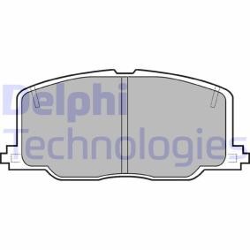 Köp Bromsbelägg av DELPHI LP613 till det låga priset 247,38 kr