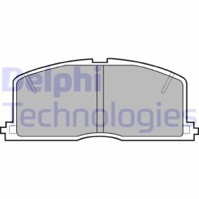 Köp Bromsbelägg av DELPHI LP460 till det låga priset 260,81 kr