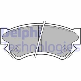 Köp Bromsbelägg av DELPHI LP817 till det låga priset 344,71 kr