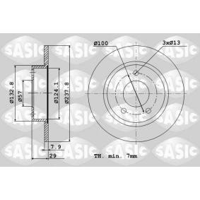 Acquista Disco freno da SASIC 2004277J a buon mercato per soli 36,95 €