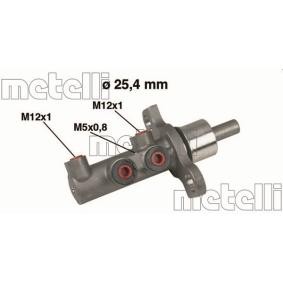Comprar Cilindro principal de freno de METELLI 05-0439 a bajo precio de 94,26 €