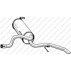 Endschalldämpfer 279-331 FIAT SIENA von BOSAL