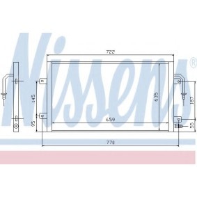 Klimakondensator des Herstellers NISSENS - Originalware Artikelnummer: 94263