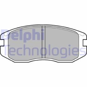 Compre Pastilhas de travão da DELPHI LP736 a um preço baixo por 18,72 €