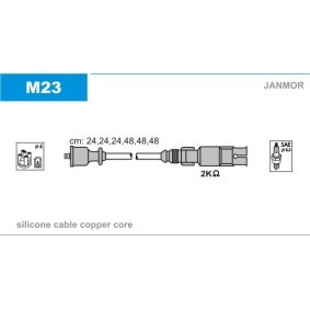 Acquista Kit cavi candele da JANMOR M23 a buon mercato per soli 61,61 €