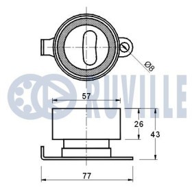 Querlenker des Herstellers RUVILLE - Originalware Artikelnummer: 935725