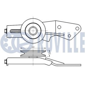 Gleitschiene, Steuerkette 3459012 RENAULT von RUVILLE