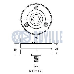 Achetez des Chaîne de pompe à huile RUVILLE 3466007 à prix pour 14,57 €