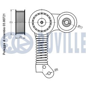 Acquista Kit di rulli, Cinghia dentata da RUVILLE 5576551 a buon mercato per soli 100,35 €