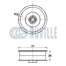 Achetez des Kit de roulement de roue RUVILLE 7317 à prix pour 120,51 €