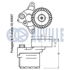 Rollensatz, Zahnriemen von RUVILLE 5597851