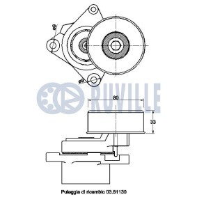 Achetez des Kit de roulement de roue RUVILLE 7322 à prix pour 40,92 €