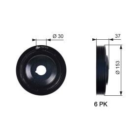 Comprar Polea de cigüeñal de GATES TVD1035 a bajo precio de 78,77 €