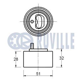 Acquista Smorzatore vibrazioni, Cinghia dentata da RUVILLE 56981 a buon mercato per soli 59,62 €