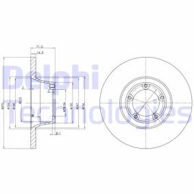 Compre Disco de travão da DELPHI BG2157 a um preço baixo por 61,08 €