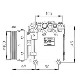 Acquista Compressore aria condizionata da NRF 32049G a buon mercato per soli 568,40 €