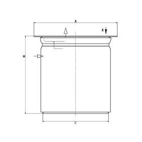 Köp Sekundärluftfilter av MANN-FILTER CF 23 430 till det låga priset 1320,56 kr