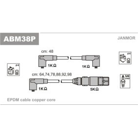 Acquista Kit cavi candele da JANMOR ABM38P a buon mercato per soli 58,29 €