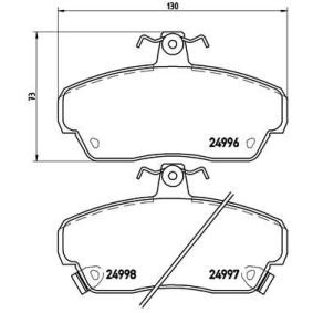 Köp Bromsbelägg av BREMBO P 52 020 till det låga priset 730,56 kr