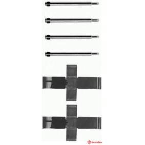 Comprar Kit de accesorios, pastillas de frenos de BREMBO A 02 225 a bajo precio de 9,65 €