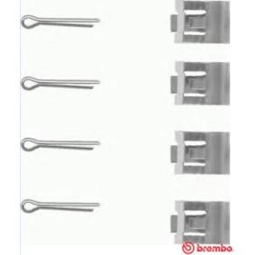 Comprar Kit de accesorios, pastillas de frenos de BREMBO A 02 251 a bajo precio de 17,72 €