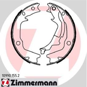 Køb Bremsebakkesæt, parkeringsbremse af ZIMMERMANN 10990.155.2 til den lave pris 387,45 DKK