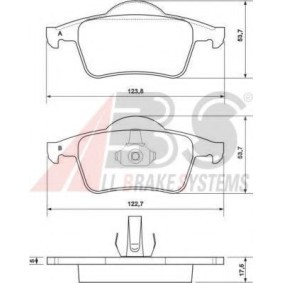 Acquista Kit pastiglie freni da A.B.S. 37098 OE a buon mercato per soli 37,47 €