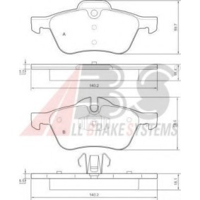 Bremsbeläge 37279 OE für MINI