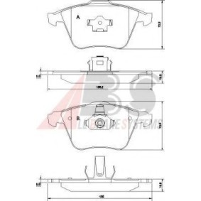 Acquista Kit pastiglie freni da A.B.S. 37464 OE a buon mercato per soli 47,42 €
