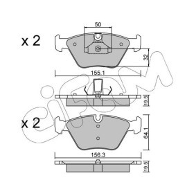 Acquista Kit pastiglie freni da CIFAM 822-207-5 a buon mercato per soli 34,70 €