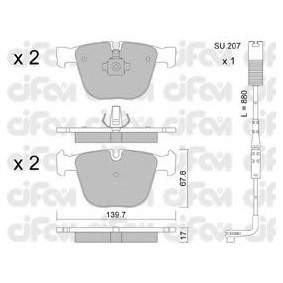 Acquista Kit pastiglie freni da CIFAM 822-773-1K a buon mercato per soli 84,02 €