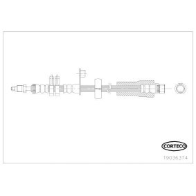 Comprar Latiguillo de freno de CORTECO 19036374 a bajo precio de 28,27 €