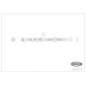 Comprar Latiguillo de freno de CORTECO 19036375 a bajo precio de 22,34 €