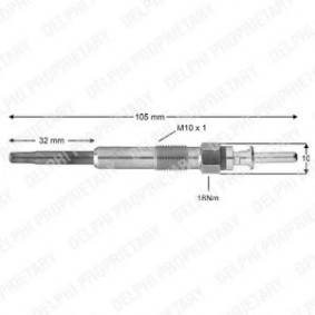 Compre Vela incandescente da DELPHI HDS372 a um preço baixo por 9,25 €
