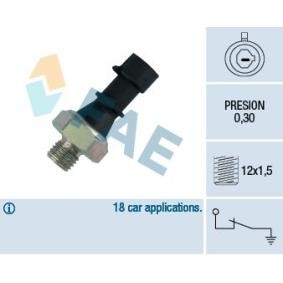 Achetez des Capteur de pression d'huile FAE 12440 à prix pour 7,68 €